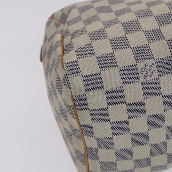 LOUIS VUITTON Damier Azur Speedy 30 Hand Bag N41533 LV Auth BD864 - Picture 11 of 16